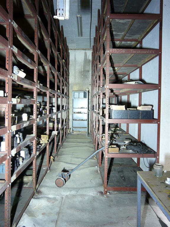 Verbindungsgang Neubau/Altbau, Reservelager