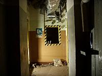 Flur zum Sozialtrakt, Zuluftschacht