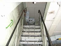 Treppe zum 2.UG im TO 44 , Blick von unten