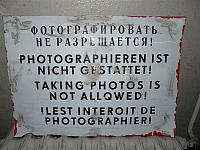 Schild Zugang Kopfbau